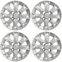 Calota Aro 13" cor Prata Mod Palio Fire 2014 (Jogo c/ 4 Calotas) Grid - 158CB-PTA-E