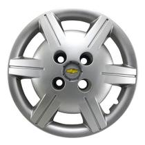 Calota Aro 13 Corsa Classic 2012 À 2015 Prata + Emblema