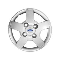 Calota Aro 13 Ford Ka 08 09 10 11 12 Com Emblema resinado prata