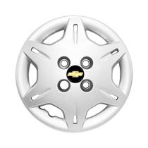 Calota Aro 13 GM Corsa Wind 2000/. Prata C/Emblema