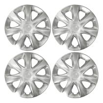 Calota Aro 13" Prata Universal Renault Clio 2014 / 2015 (Jogo c/ 4 Calotas) Grid - 186AR-PTA-E Calota Aro 13" Prata Universal Renault Clio 2014 / 2015 (Jogo c/ 4 Calotas) Grid - 186AR-PTA-E