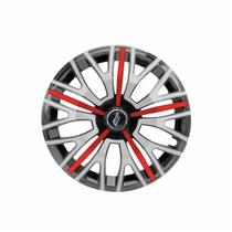 Calota Aro 13 Triton Sport Black Silver Red Universal Calota Aro 13 Triton Sport Black Silver Red Universal