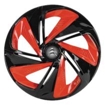 Calota aro 13 Universal Nitro X Black Red com emblema Calota aro 13 Universal Nitro X Black Red com emblema