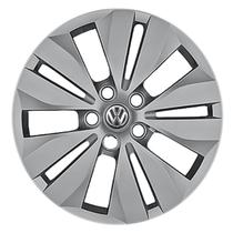 Calota Aro 14 145CP-PTA + Emblema Alumínio VW 3D Calota Aro 14 145CP-PTA + Emblema Alumínio VW 3D