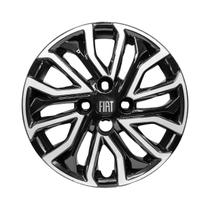 Calota Aro 14 Argo Cronos 2022 Preto C/Prata Emblema Fiat Calota Aro 14 Argo Cronos 2022 Preto C/Prata Emblema Fiat