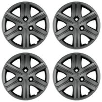Calota Aro 14" cor Grafite Mod Kwid Zen 2020 (Jogo c/ 4 Calotas) Grid - 879CP-GFT-E