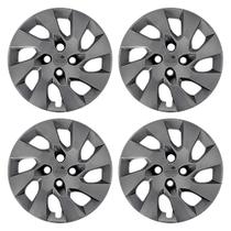 Calota Aro 14" cor Grafite Modelo Onix/Prisma 14/16 Jogo c/ 4 Calotas Grid - 133CB-GFT-E Calota Aro 14" cor Grafite Modelo Onix/Prisma 14/16 Jogo c/ 4 Calotas Grid - 133CB-GFT-E
