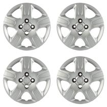Calota Aro 14" cor Prata Mod Strada 13/20 (Jogo c/ 4 Calotas) Grid - 111CA-PTA-E Calota Aro 14" cor Prata Mod Strada 13/20 (Jogo c/ 4 Calotas) Grid - 111CA-PTA-E