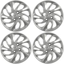 Calota Aro 14" cor Prata Mod Uno Attractive 2015/16 (Jogo c/ 4 Calotas) Grid - 228CB-PTA-E