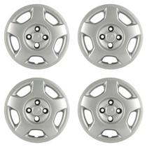 Calota Aro 14" cor Prata Modelo Corsa Hatch/Sedan 2004 (Jogo c/ 4 Calotas) Grid - 053CB-PTA-E