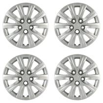 Calota Aro 14" cor Prata Modelo Fox/Polo 2012/13 (Jogo c/ 4 Calotas) Grid - 049CB-PTA-E