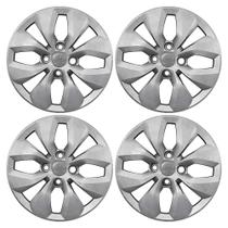 Calota Aro 14" cor Prata Modelo Gol/Voyage G6 14/16 Jogo c/ 4 Calotas Grid - 241CA-PTA-E
