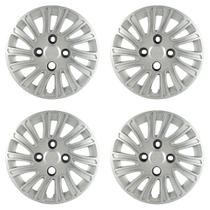 Calota Aro 14" cor Prata Modelo Grand Siena 12/13 Jogo c/ 4 Calotas Grid - 093CB-PTA-E Calota Aro 14" cor Prata Modelo Grand Siena 12/13 Jogo c/ 4 Calotas Grid - 093CB-PTA-E