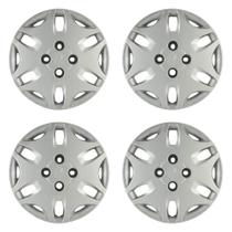 Calota Aro 14" cor Prata Modelo Ka 11/12 Jogo c/ 4 Calotas Grid - 029CB-PTA-E