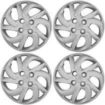 Calota Aro 14" cor Prata Modelo Palio Fire 15/16 Jogo c/ 4 Calotas Grid - 231CB-PTA-E