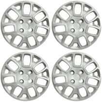 Calota Aro 14" cor Prata Modelo Uno Attractive 2014 (Jogo c/ 4 Calotas) Grid - 157CB-PTA-E