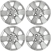 Calota Aro 14" cor Prata Modelo Uno Way 2014 Jogo c/ 4 Calotas Grid - 156CB-PTA-E Calota Aro 14" cor Prata Modelo Uno Way 2014 Jogo c/ 4 Calotas Grid - 156CB-PTA-E