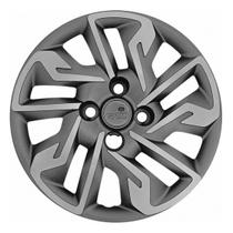 Calota aro 14 fiat argo 2017/2020 grafite/prata-jg Calota aro 14 fiat argo 2017/2020 grafite/prata-jg