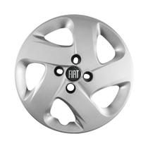 Calota Aro 14 Fiat Mobi 2017 2018 2019 2020 Prata + Emblema Calota Aro 14 Fiat Mobi 2017 2018 2019 2020 Prata + Emblema