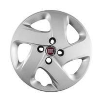 Calota Aro 14 Fiat Mobi 2017 2018 2019 2020 Prata + Emblema Calota Aro 14 Fiat Mobi 2017 2018 2019 2020 Prata + Emblema