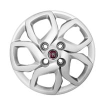 Calota Aro 14 Fiat Mobi Argo Palio Uno Siena Cor Prata