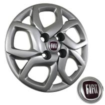Calota Aro 14 Fiat Mobi Palio Siena Uno Emblema resinado vermelho Calota Aro 14 Fiat Mobi Palio Siena Uno Emblema resinado vermelho