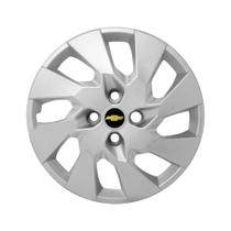 Calota Aro 14 GM Onix/Prisma Prata com emblema preto Calota Aro 14 GM Onix/Prisma Prata com emblema preto