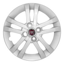 Calota Aro 14 Novo Fiat Argo 2021 2022 Prata + Emblema Calota Aro 14 Novo Fiat Argo 2021 2022 Prata + Emblema