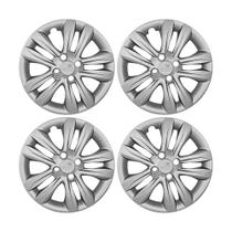 Calota Aro 14" Prata Hyundai HB20 HATCH / SEDAN 2016/18 (Jogo c/ 4 Calotas) Grid - 191CB-PTA-E