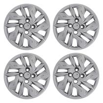 Calota Aro 14" Prata Mod Fiat Argo 2017 / 2020 (Jogo c/ 4 Calotas) Grid - 292CB-PTA-E
