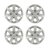 Calota Aro 14" Prata Mod Peugeot 206/207/307 2010 / 2016 (Jogo c/ 4 Calotas) Grid - 867CB-PTA-E