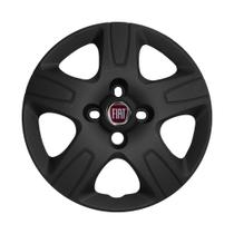 Calota Aro 14 Preta Fosca Fiat Strada 2017 A 2020 Cubo Alto