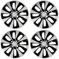 Calota Aro 14" Preto/Prata Modelo Gol/Voyage G5/G6 2013 (Jogo c/ 4 Calotas) Grid - 112CA-PBP-E