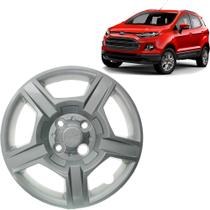 Calota Aro 15 Compativel Ecosport 2012 Parafuso Prata
