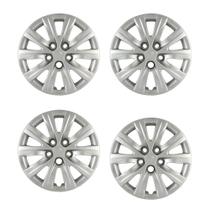 Calota Aro 15" Cor Prata Mod Fox/Space/Polo 12/13 (Jogo c/ 4 Calotas) Grid - 078CP-PTA-E