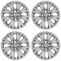Calota Aro 15" cor Prata Mod Gol G7 2017/18 (Jogo c/ 4 Calotas) Grid - 246CP-PTA-E