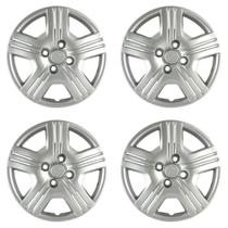Calota Aro 15" cor Prata Modelo Fit/City 10/13 Jogo c/ 4 Calotas Grid - 089CP-PTA-E Calota Aro 15" cor Prata Modelo Fit/City 10/13 Jogo c/ 4 Calotas Grid - 089CP-PTA-E