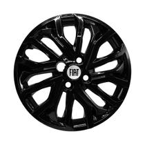 Calota Aro 15 Fiat Argo/Cronos 2022 Preta Brilhante