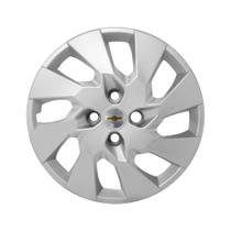 Calota Aro 15 GM Onix/Prisma Prata emblema alumínio prata Calota Aro 15 GM Onix/Prisma Prata emblema alumínio prata