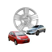 Calota Aro 15 GRID Fixação Parafuso Cubo Padrão City Fit 2010 a 2013 Calota Aro 15 GRID Fixação Parafuso Cubo Padrão City Fit 2010 a 2013