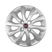 Calota Aro 15 Idea 2014 Até 2016 Prata + Emblema Vermelho Calota Aro 15 Idea 2014 Até 2016 Prata + Emblema Vermelho