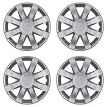 Calota Aro 15" na cor Prata modelo Sandero/Logan 15/16 Jogo c/ 4 Calotas Grid - 875AR-PTA-E Calota Aro 15" na cor Prata modelo Sandero/Logan 15/16 Jogo c/ 4 Calotas Grid - 875AR-PTA-E