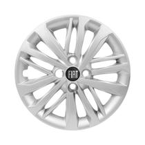 Calota Aro 15 Prata Fiat Cronos 2023 2024 Emblema Resinado Calota Aro 15 Prata Fiat Cronos 2023 2024 Emblema Resinado