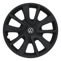 Calota aro 15 preto fosco 869ar pof aro de pressão + emblema volkswagen Calota aro 15 preto fosco 869ar pof aro de pressão + emblema volkswagen