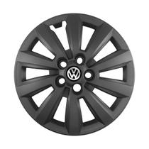 Calota Aro 15 Vw Fox Polo 2014/2015 Grafite Fosca emblema Calota Aro 15 Vw Fox Polo 2014/2015 Grafite Fosca emblema