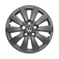 Calota Aro 15 Vw Fox Polo 2014/2015 Grafite Fosca emblema