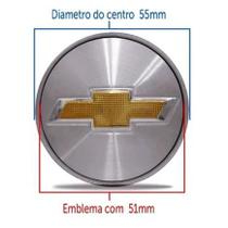 Calota Calotinha Miolo Centro GM Onix Prisma Cobalt Spin Cruze Cobalt p/ Roda com 58mm de centro- Do