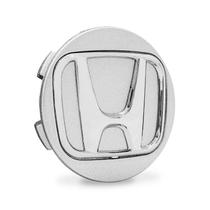 Calota Central 55mm Civic SI Prata com emblema Cromado