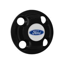 Calota Central Roda Ferro New Cap Ford Fiesta Ka Escort Preto