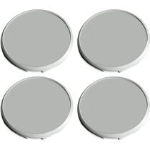 Calota Centro da Roda 51mm 4 Pecas sem Rebaixo Reta Cinza Calota Centro da Roda 51mm 4 Pecas sem Rebaixo Reta Cinza